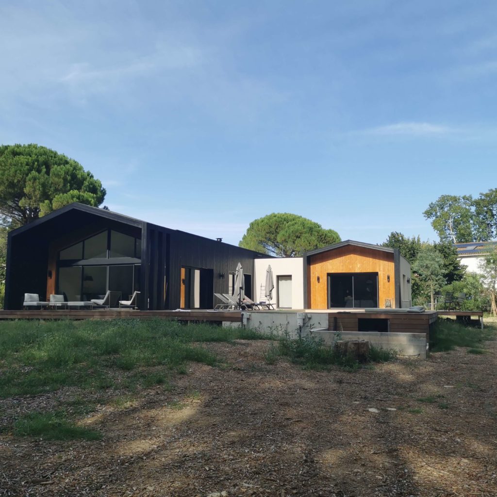 photo du jardin avant conception